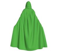 DUYKIMQW Cape à capuche imprimée vert citron, costume médiéval et cosplay, parfaite pour les tenues de fête d'Halloween, peignoir à capuche Renaissance, noir