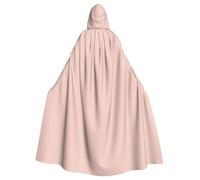DUYKIMQW Cape à capuche Millennial avec imprimé rose, costume médiéval et cosplay, parfaite pour Halloween, robe à capuche Renaissance, noir