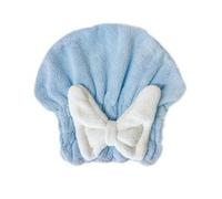 DUYKIMQW Dry Hair Cap Super Absorbent Quick-Drying Japanese Cute Bow Princess Shower Cap Coral Fleece Pineapple Absorbs Water 1PCS(Color2)