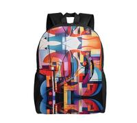 DUYKIMQW Sac à dos de voyage élégant avec motif de fleurs de plan, joli sac à dos pour ordinateur portable avec motif imprimé sur le devant, Image aux couleurs froides, Taille unique