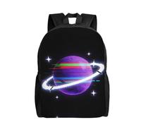 DUYKIMQW Sac à dos de voyage élégant imprimé étoiles fluorescentes pour ordinateur portable avec motif imprimé sur le devant, Orbite de l'étoile de défaut, Taille unique