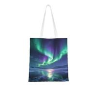 DUYKIMQW Sac fourre-tout élégant et réutilisable avec imprimé hexagonal coloré pour femme, sacs d'épicerie pour le travail, le shopping et les voyages, Lumière vive, Taille unique