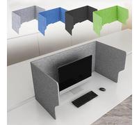 DUYULIANG Portable Paravent Réduction du Bruit, Réduction Acoustique Et Écran De Confidentialité Pliable pour Espace De Travail, Durable Office Partition Isolation, Créer Un Espace Privé(Green,60cm)