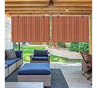 DUYULIANG Store Bambou Exterieur Stores Enrouleur, Store Venitien en Bois, Store Fenetre Occultant, Rideau Cuisine pour Intérieur Extérieur Jardin Fenêtre, Stable Et Durable, Personnalisable