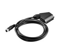 DUZEPA Câble péritel AV compatible avec la console Sega Saturn SS 1,3 m Connexion audio vidéo Compatible avec le système de jeu Sega Saturn