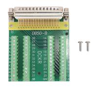 DUZEPA Connecteur DB50 sans soudure, embase D-SUB mâle vers terminal de port 50 broches, carte de dérivation avec boulons