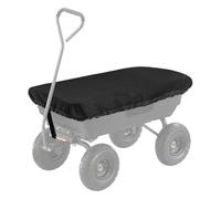 DUZEPA Housse de protection pliable pour chariot, imperméable, anti-poussière, résistante aux UV et à la pluie, pour chariot de jardin, pelouse, grange, ferme, extérieur, 150 x 94 x 15,5 cm