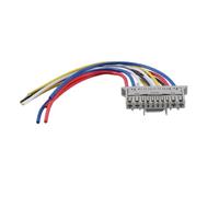DUZEPA Kit de réparation de connecteur de faisceau de câbles d'éclairage de voiture 10 broches 71745167, unité de commande d'ordinateur de carrosserie compatible avec Fiat Panda 169