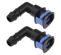 DUZEPA Lot de 2 connecteurs de lave-phares de voiture, angle de joint 1J0955665E, compatibles avec Audi A6 A8 TT TTS VW Beetle Fabia Octavia Roomster Superb Alhambra