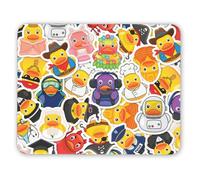 DV DESIGN 1 tapis de souris canards en caoutchouc - Job Kids Bath Duckies mignon canard drôle accessoires de bureau ordinateur bureau maison tapis de souris IT #81568