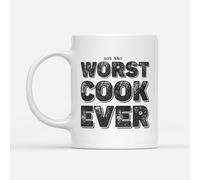 DV DESIGN 1 tasse « Worst Cook Ever » - Cooking Home Funny Joke Not The Sport Fan Hobby Work Job Bad Birthday Men Women Travel Drinks Cup #82750