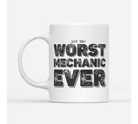 DV DESIGN 1 tasse Worst Mechanic Ever - Car Trades Colleague Funny Joke Not The Fan Hobby Work Job Bad Birthday Men Women Travel Drinks Cup #82760