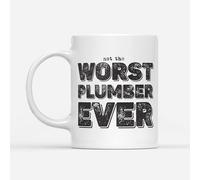 DV DESIGN 1 tasse « Worst Plumber Ever » - Plumbing Trades Colleague Funny Joke Not The Fan Hobby Work Job Bad Birthday Men Women Travel Drinks Cup #82763