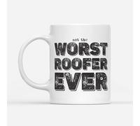 DV DESIGN 1 tasse Worst Roofer Ever - Plumbing Trades Colleague Funny Joke Not The Fan Hobby Work Job Bad Birthday Men Women Travel Drinks Cup #82767