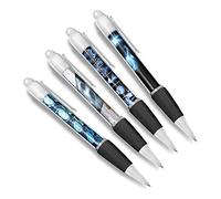 DV DESIGN Xray Lot de 4 stylos à bille blancs - Radiologie, médecin, os, infirmière, chirurgien, hôpital, radiographie, garçons, filles, hommes et femmes #79373