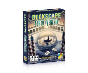 dV Giochi - Deckscape-Vol à Venise-Une Escape Room Pocket - Édition Italienne, Multicolore, DVG4479, de 12 à 99 Ans