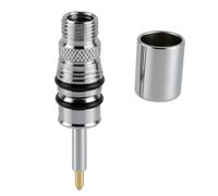 DV01 Kit inverseur cartouche de rechange chromée avec joints toriques pour mitigeur de baignoire/douche, commutation fiable du débit d'eau