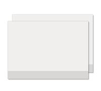 dv1196 Lot de 2 sous-mains vierges avec protection des bords DIN A2 40 feuilles en papier à déchirer, carnet de croquis pour écrire et peindre, bloc à dessin en papier, sous-main pour bricolage
