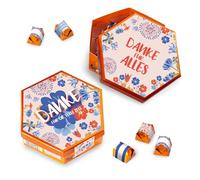 dv1287 Lot d'autocollants adaptés aux chocolats et aux chocolats pour enseignants Rose/bleu/multicolore Préimprimé Dos autocollant Personnalisable