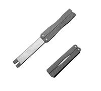 Dvagoent Pierre A Aiguiser Diamant Pliable, Double Face, Aiguiseur Couteaux Extérieur, Cuisine (A)