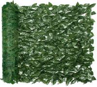 DVAURLIAN Haie artificielle - 100 x 300 cm - Brise-vue pour balcon - Feuilles de laurier artificielles