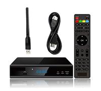 DVB-S2X DVB-S2 Récepteur Satellite Internet de télévision par H265 HEVC Multi Stream T2-MI DVB S2 Dish Sat Finder, Traqueur de Samedi(WiFi)