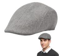 DvBCNMe Peaky Blinders Casquette plate pour homme, avec couvercle plat, design léger, parfait pour toutes les occasions, gris clair