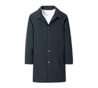 Dvbfufv Hommes Coréen Casual Fashion Trendy Long Trench Coat Slim Fit Jacket, bleu, XL