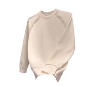 Dvbfufv Hommes Printemps Automne Tendance Casual Col Rond Manches Longues Pull, 1, XS