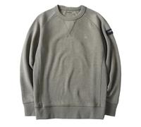 Dvbfufv Sweats à capuche décontractés délavés pour hommes, couleur unie, grande taille, gris, M