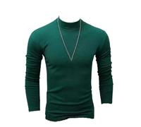 Dvbfufv T-shirt à manches longues et col montant pour homme, 2, M