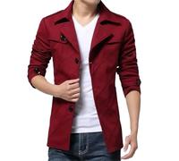 Dvbfufv Trench-coat d'hiver décontracté pour homme, a, XL