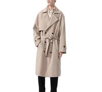 Dvbfufv Veste coréenne mi-longue pour homme, style britannique, décontracté, tendance, style britannique, kaki, M