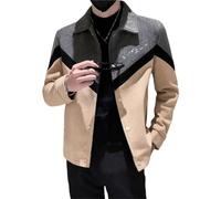 Dvbfufv Veste tendance pour homme style coréen printemps hiver, gris, L