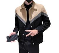 Dvbfufv Veste tendance pour homme style coréen printemps hiver, kaki, XS