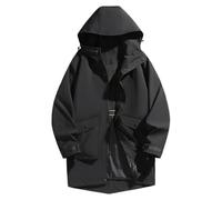 Dvbfufv Vestes à capuche coupe-vent pour homme, Noir , S