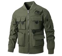 Dvbfufv Vestes Tactiques Militaires Imperméables Et Coupe-Vent Pour Hommes, Manteau De Pêche De Randonnée Multi-Poches