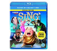 DVD+2D BD+UV -Sing 3D (3 Blu-Ray) [Edizione: Regno Unito] [Import]