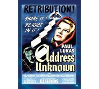 Dvd Address Unknown Avec Paul Lukas