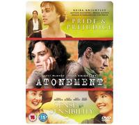 Dvd Atonement / Pride And Prejudice / Sense And Sensibility (2008) Avec Keira Knightley