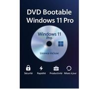 DVD bootable Windows 11 Pro (Dernière version 2026)- Licence incluse
