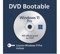 DVD bootable Windows 11 Pro - Licence incluse