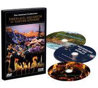 DVD Box Set Cheminée Aquariums et Paysages Naturels scènes Naturelles de Poissons de Feux de Bois et Paysages Naturels