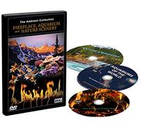 DVD-Box Set -Fireplaces - Aquariums and Natural Scenery - 3 DVDs with Aquarium - Fireplace and Nature Landscapes scenes
