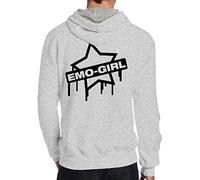 Dvd - Celeste Luke Mens Hoodies Back Print Sweat à capuche personnalisé avec imprimé « How About A Nice Hot Cup of My Dick », Gris, S