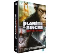 DVD Coffret la planète des singes : les origines - L'affrontement - Support DVD - Public +12