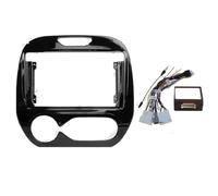 DVD Dash Kit Garniture Pour Captur 2013-2019 Fascia De Cadre Voiture | Adaptateur 9 Pouces Décodeur Boîte Canbus Kit Panneau Montage Tableau Bord Radio Android(17-19 Frame Full Set)