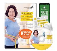 DVD d'entraînement pour débutants et seniors - Programme d'exercice et de remise en forme pour tout le corps, faible impact