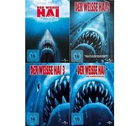 DVD Der Weiße Hai, komplette Sammlung 1 2 3 4 - JAWS Quadrilogy