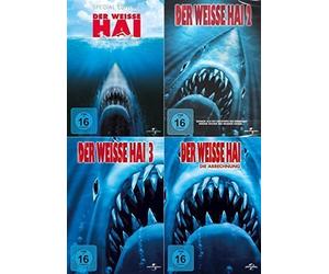 DVD Der Weiße Hai, komplette Sammlung 1 2 3 4 - JAWS Quadrilogy